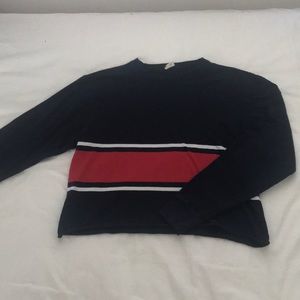 Brandy Melville striped crew neck